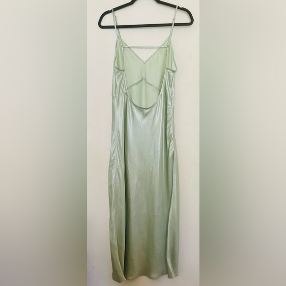 NWOT Free People Intimately Free Dimply Biased Slip Dress Mint Green Siz… - Picture 8 of 11